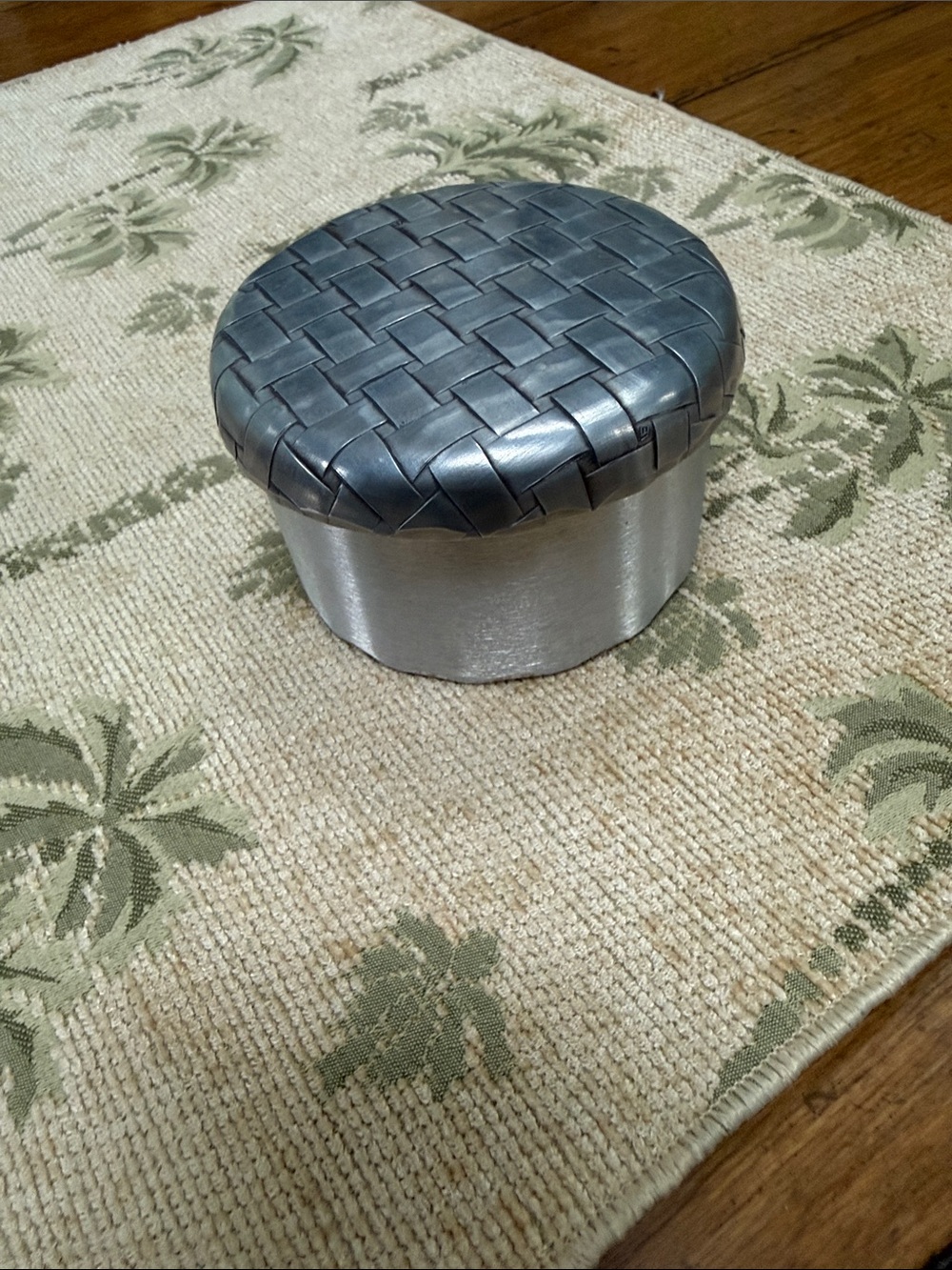 Wendell August Forge Basketweave Treasure Box